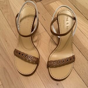 Rag & Bone Brown Strappy Sandals 36.5